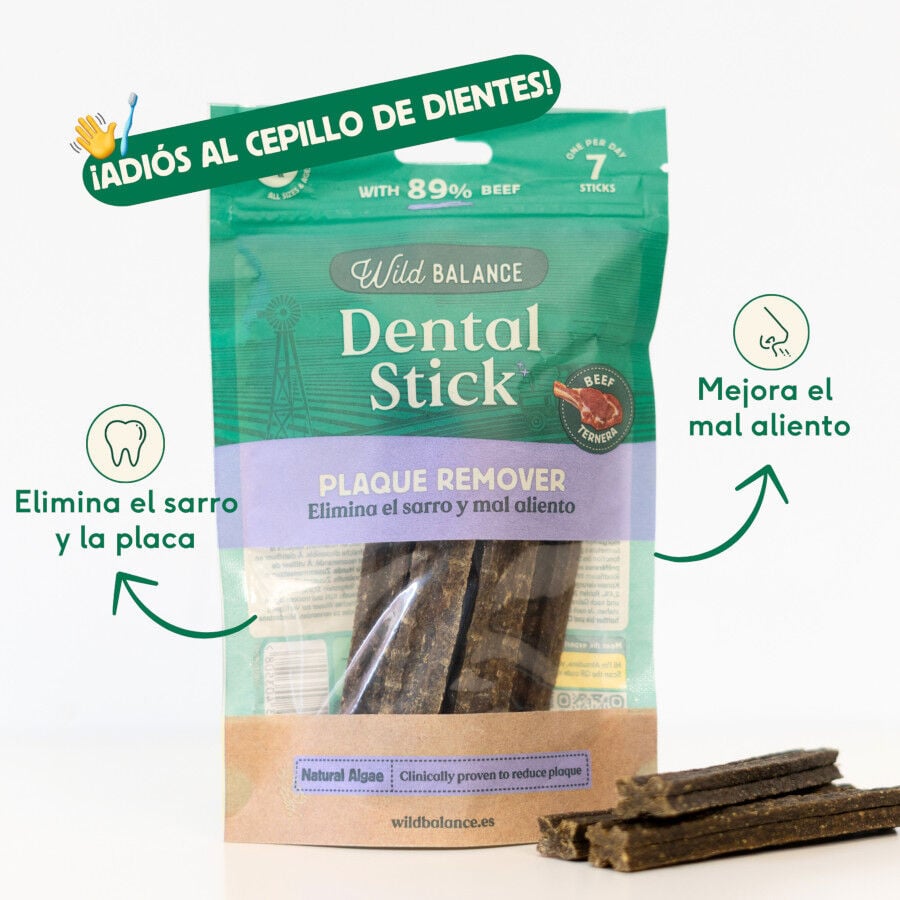7 barritas Wild Balance Stick Dentales de Ternera para Perros, , large Imagen numero 3